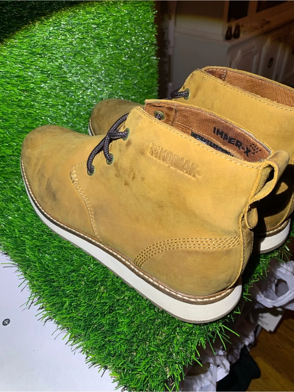 Kodiak Men's Chase Chukka Boot in the color Caramel